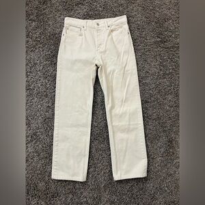 Sandro straight fit Jeans white cream size 27